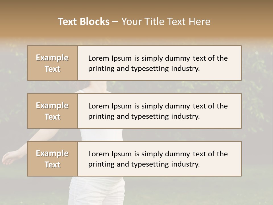 Joy Relaxing Belly PowerPoint Template