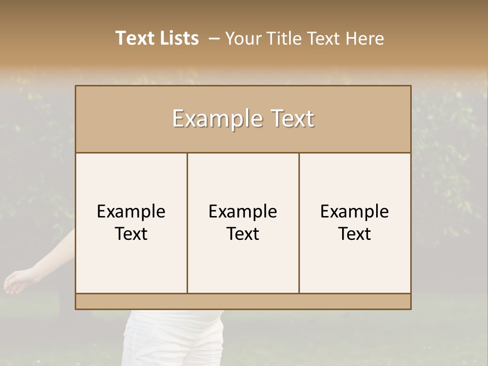 Joy Relaxing Belly PowerPoint Template