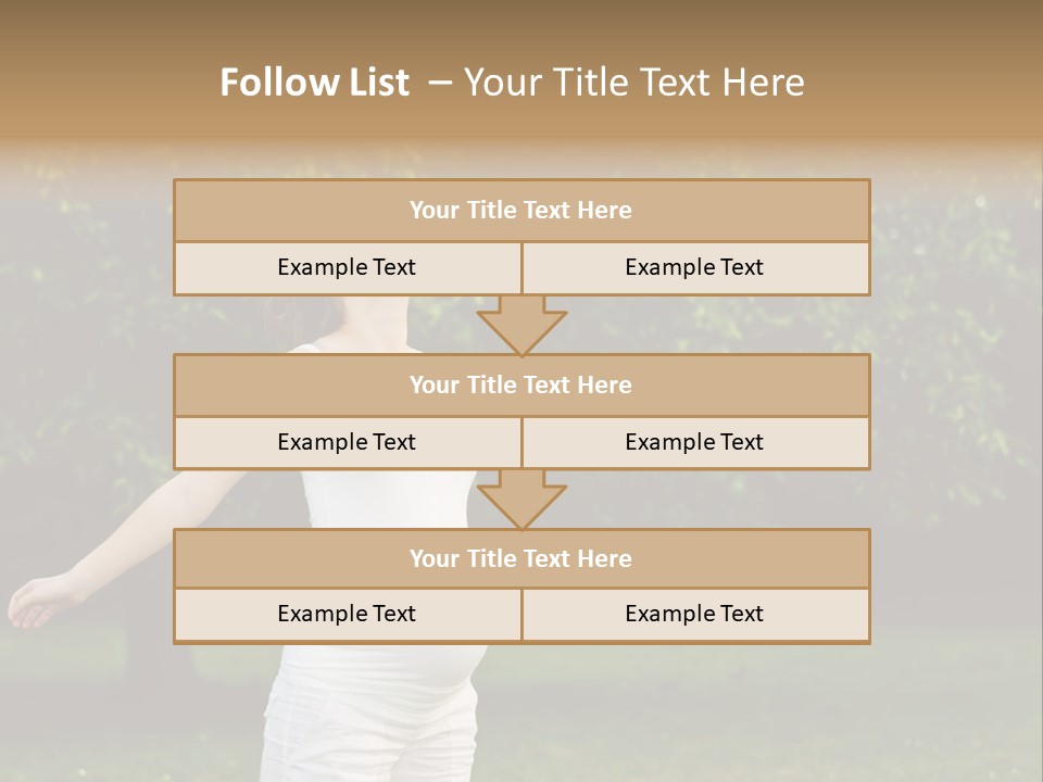 Joy Relaxing Belly PowerPoint Template