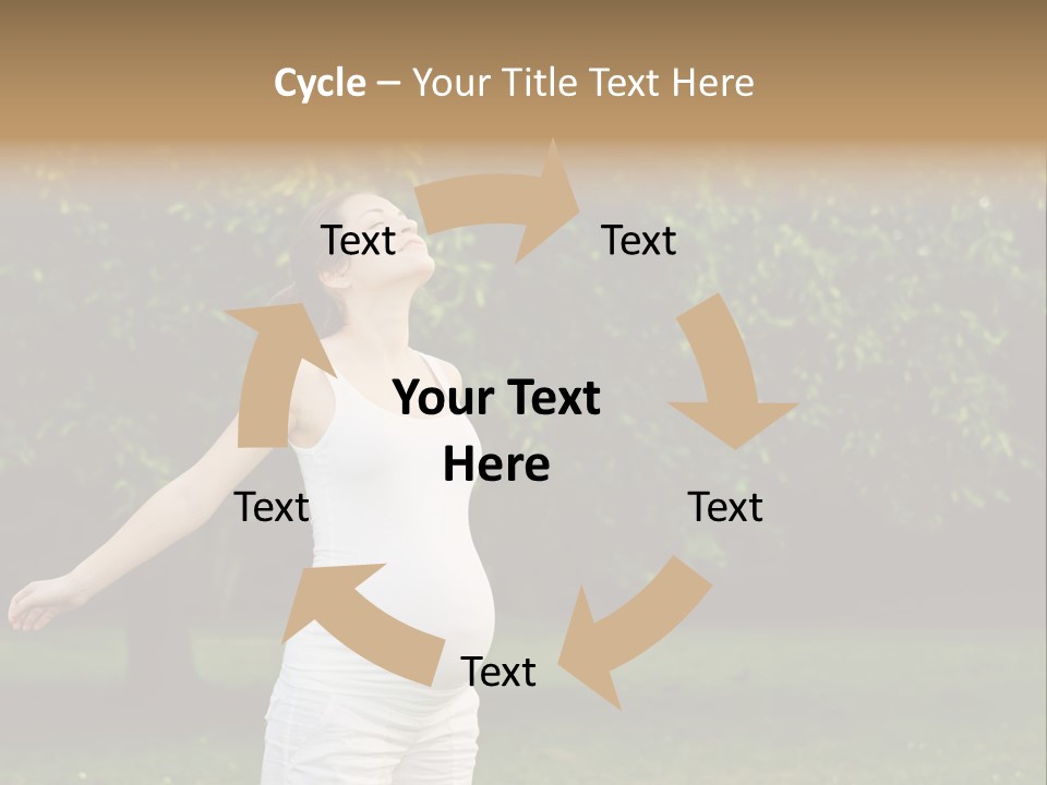 Joy Relaxing Belly PowerPoint Template