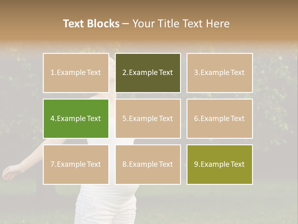 Joy Relaxing Belly PowerPoint Template