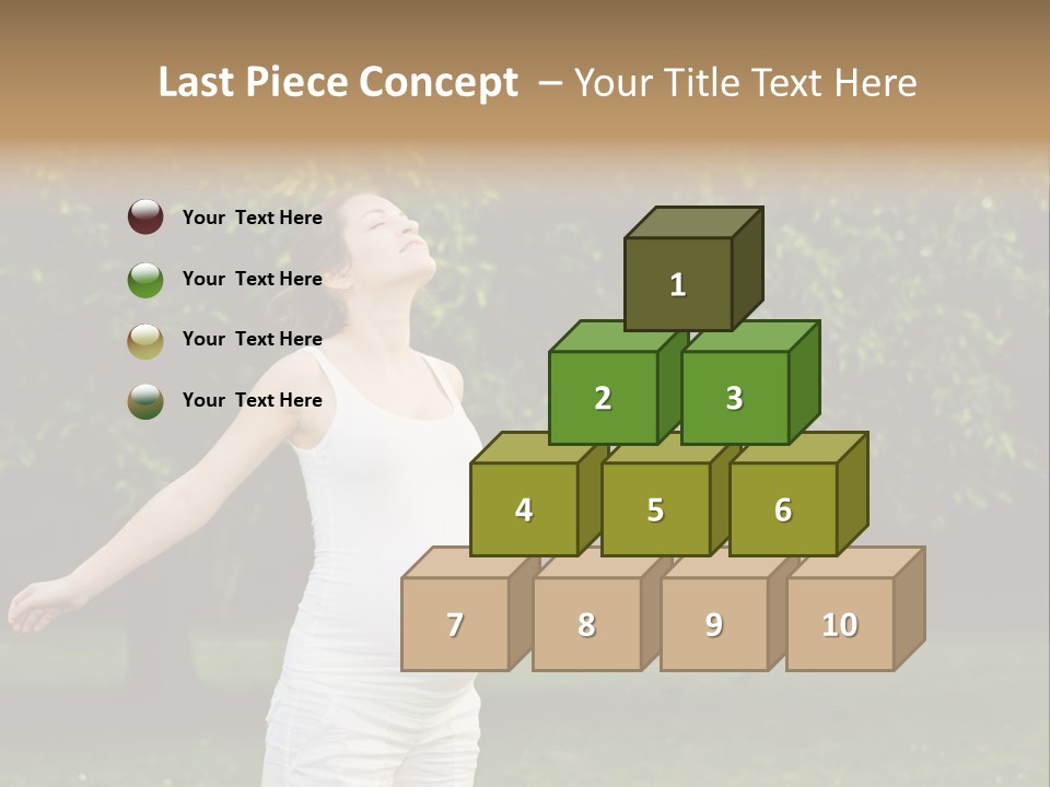 Joy Relaxing Belly PowerPoint Template