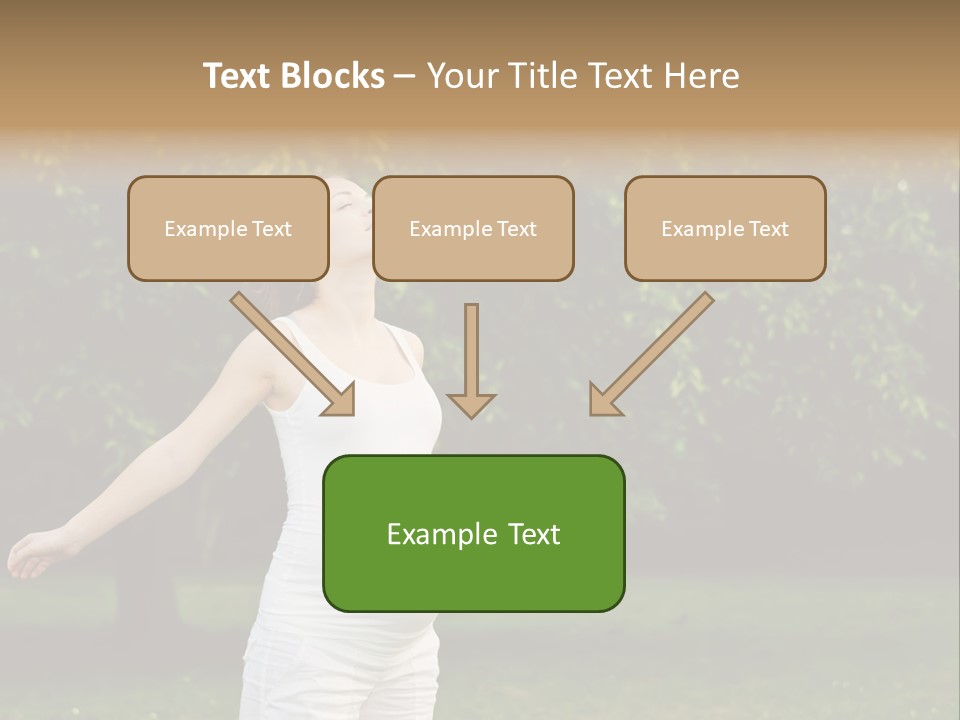 Joy Relaxing Belly PowerPoint Template