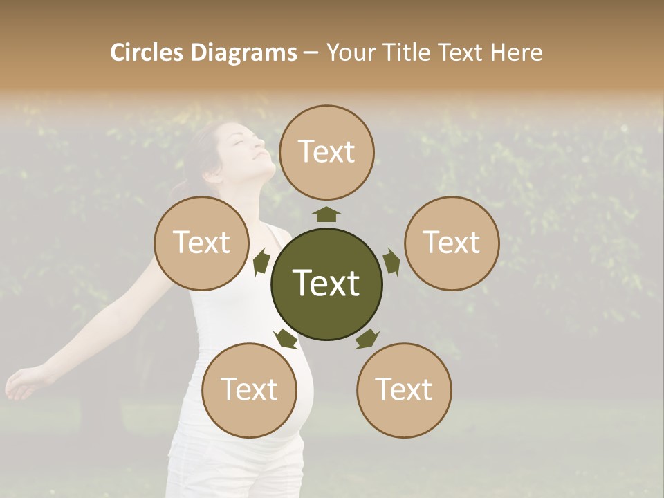 Joy Relaxing Belly PowerPoint Template