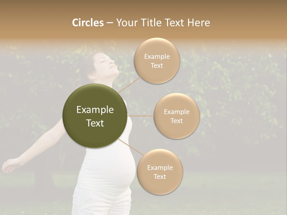 Joy Relaxing Belly PowerPoint Template