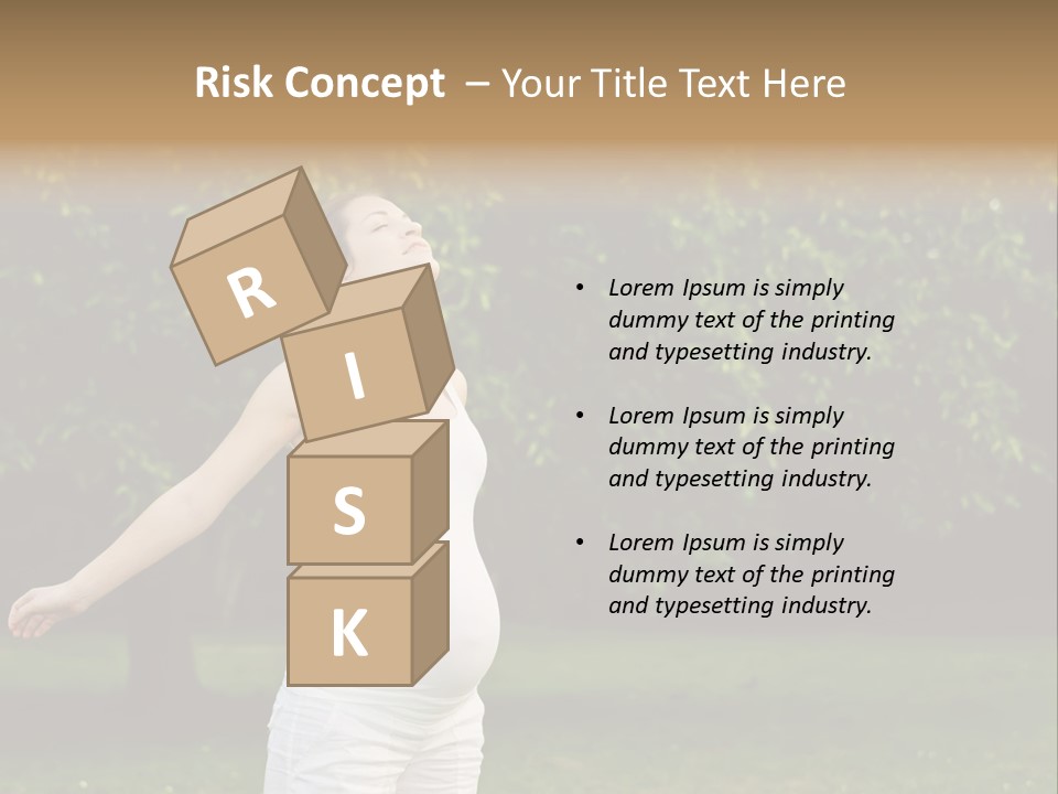 Joy Relaxing Belly PowerPoint Template