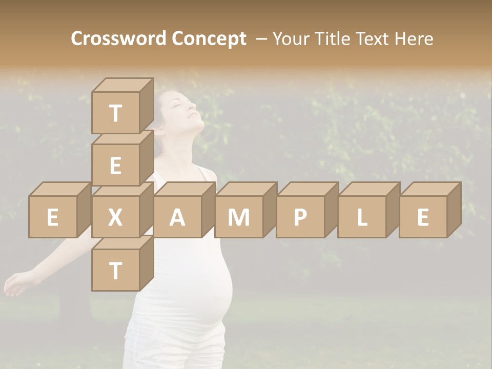 Joy Relaxing Belly PowerPoint Template