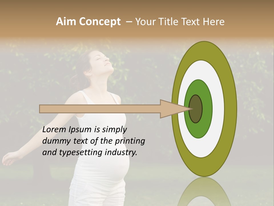 Joy Relaxing Belly PowerPoint Template