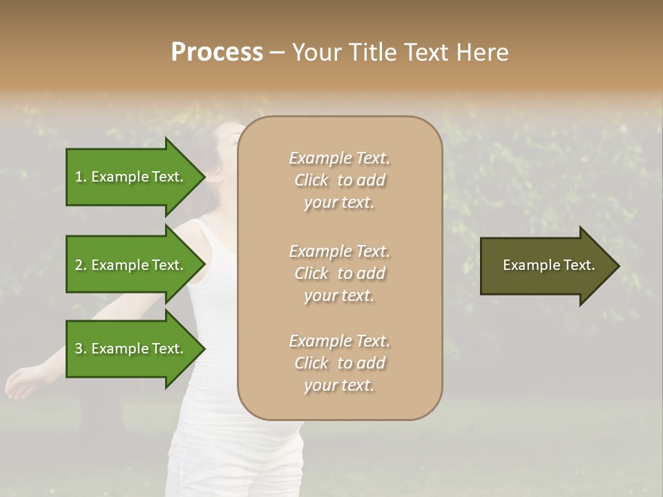 Joy Relaxing Belly PowerPoint Template
