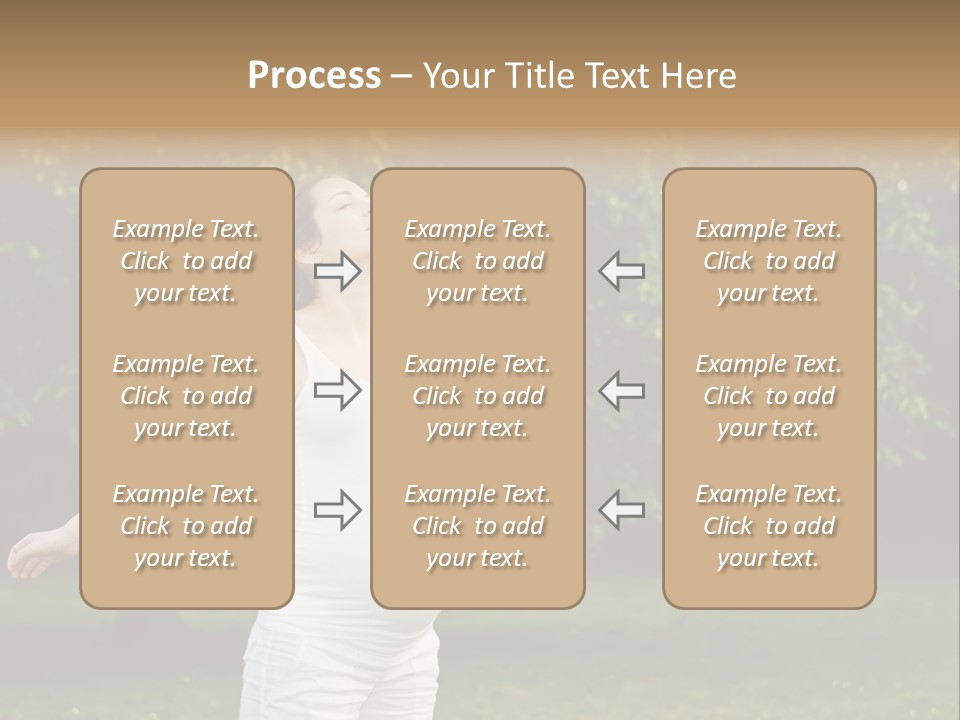 Joy Relaxing Belly PowerPoint Template