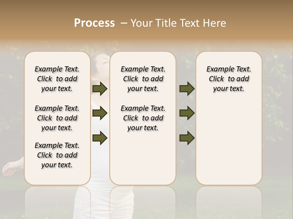 Joy Relaxing Belly PowerPoint Template