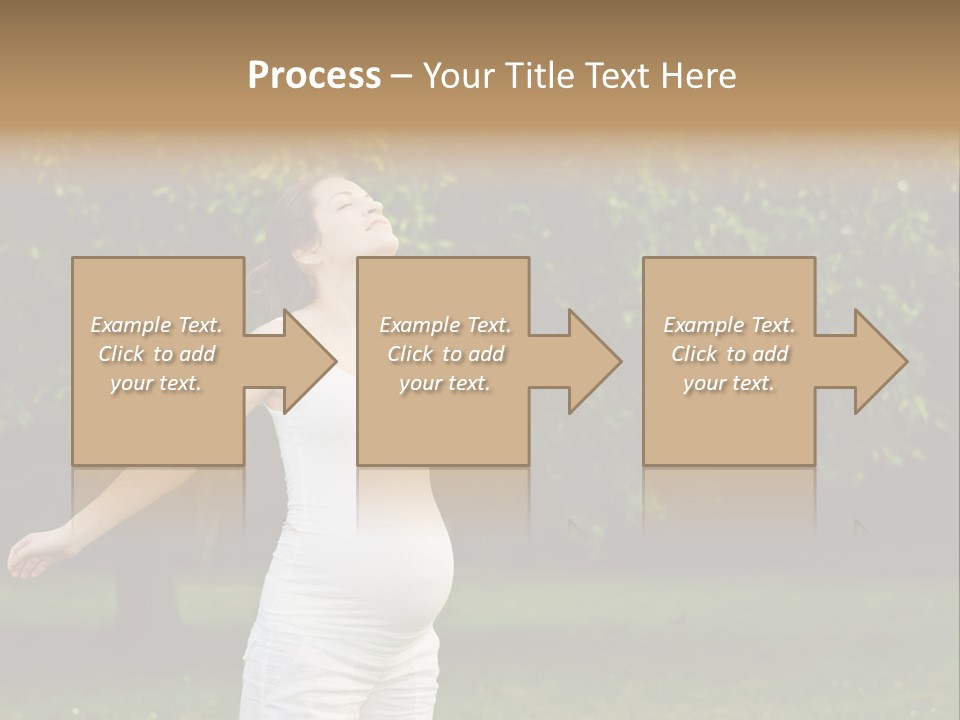 Joy Relaxing Belly PowerPoint Template
