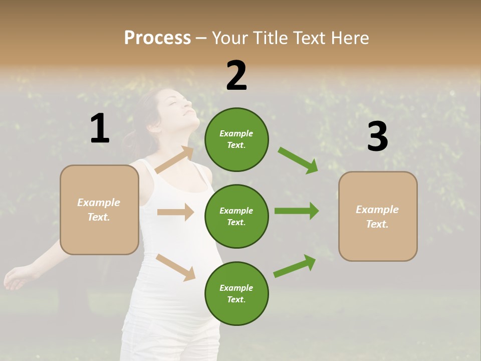 Joy Relaxing Belly PowerPoint Template