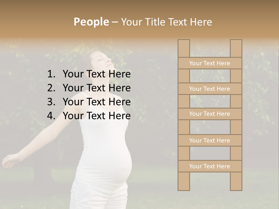 Joy Relaxing Belly PowerPoint Template