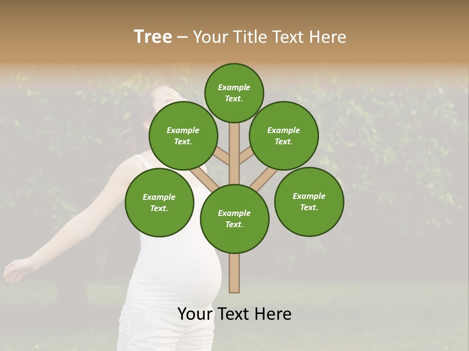 Joy Relaxing Belly PowerPoint Template