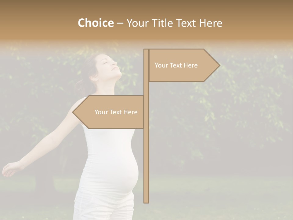 Joy Relaxing Belly PowerPoint Template