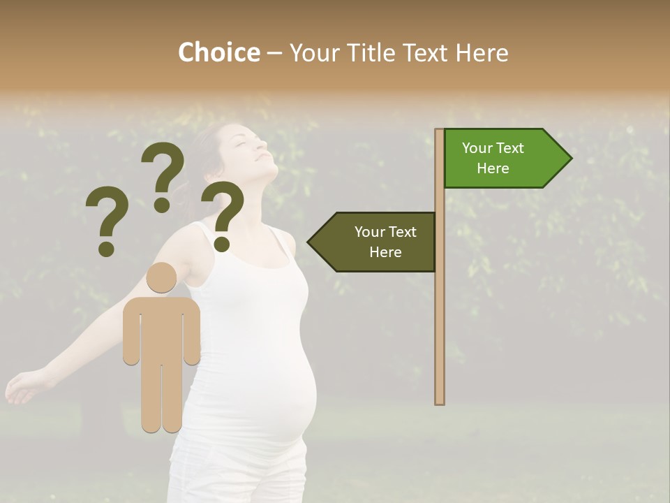 Joy Relaxing Belly PowerPoint Template