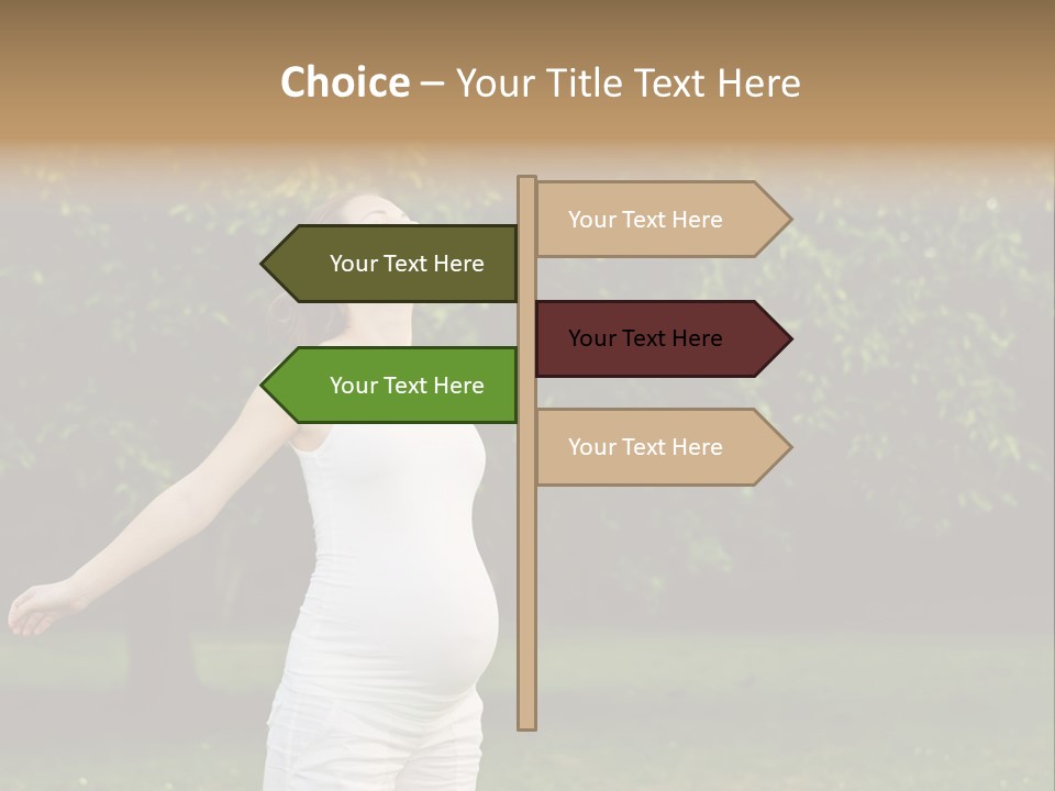 Joy Relaxing Belly PowerPoint Template
