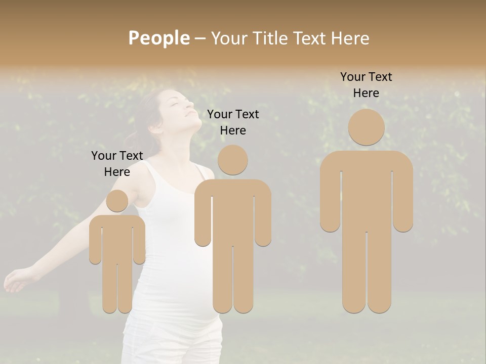 Joy Relaxing Belly PowerPoint Template