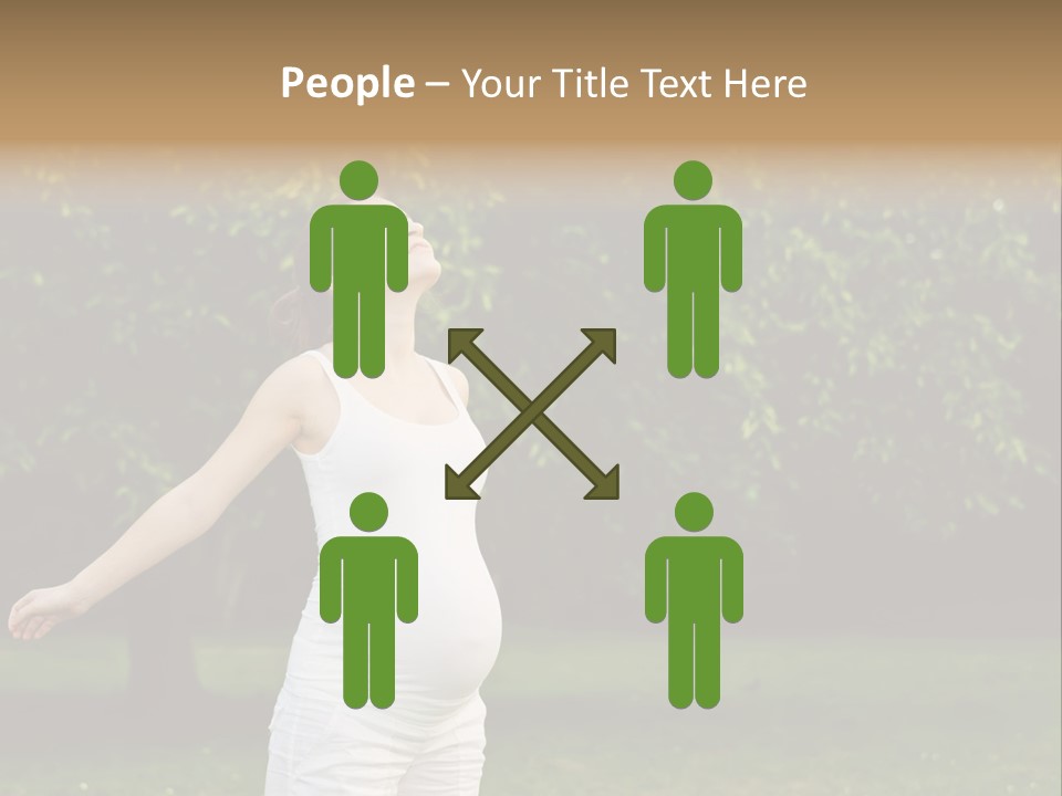 Joy Relaxing Belly PowerPoint Template