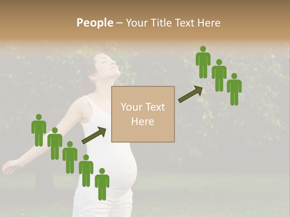 Joy Relaxing Belly PowerPoint Template