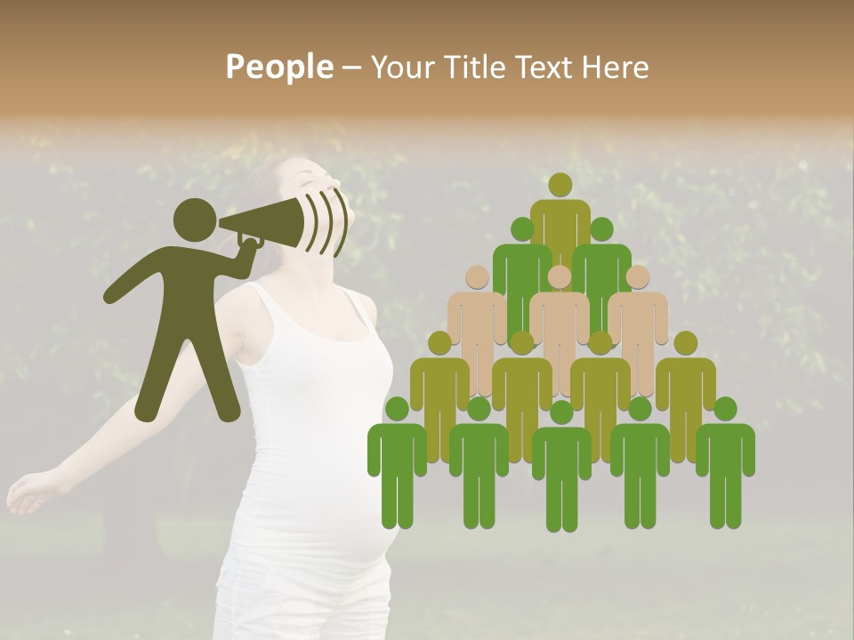 Joy Relaxing Belly PowerPoint Template