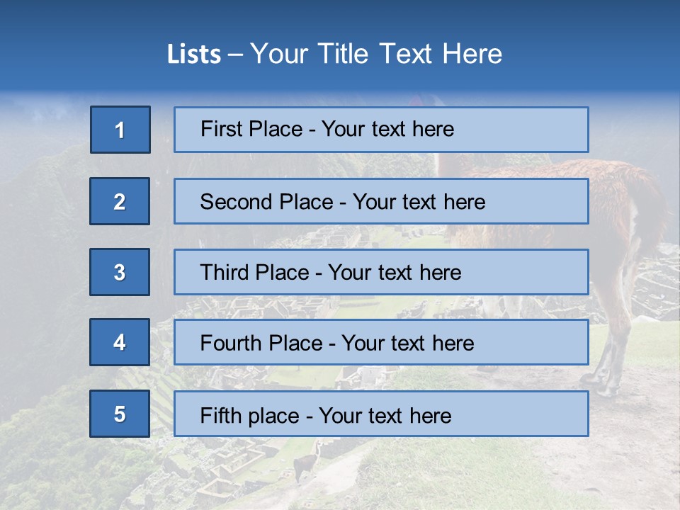 Stone Macchu Machu PowerPoint Template