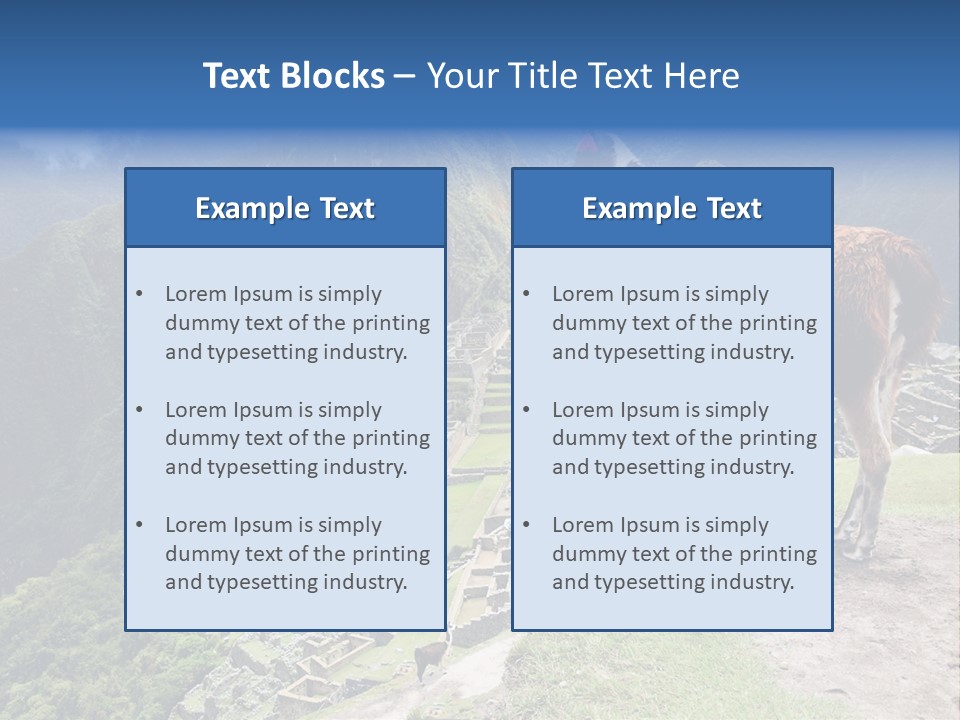 Stone Macchu Machu PowerPoint Template