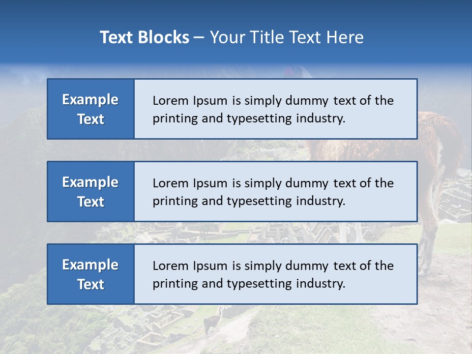 Stone Macchu Machu PowerPoint Template