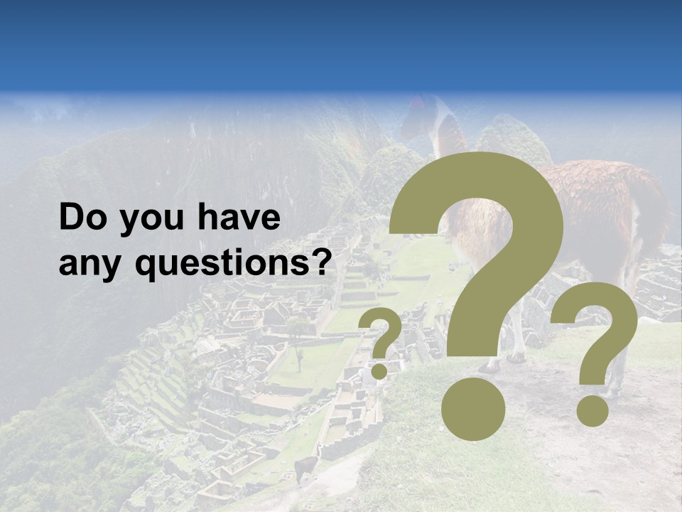 Stone Macchu Machu PowerPoint Template