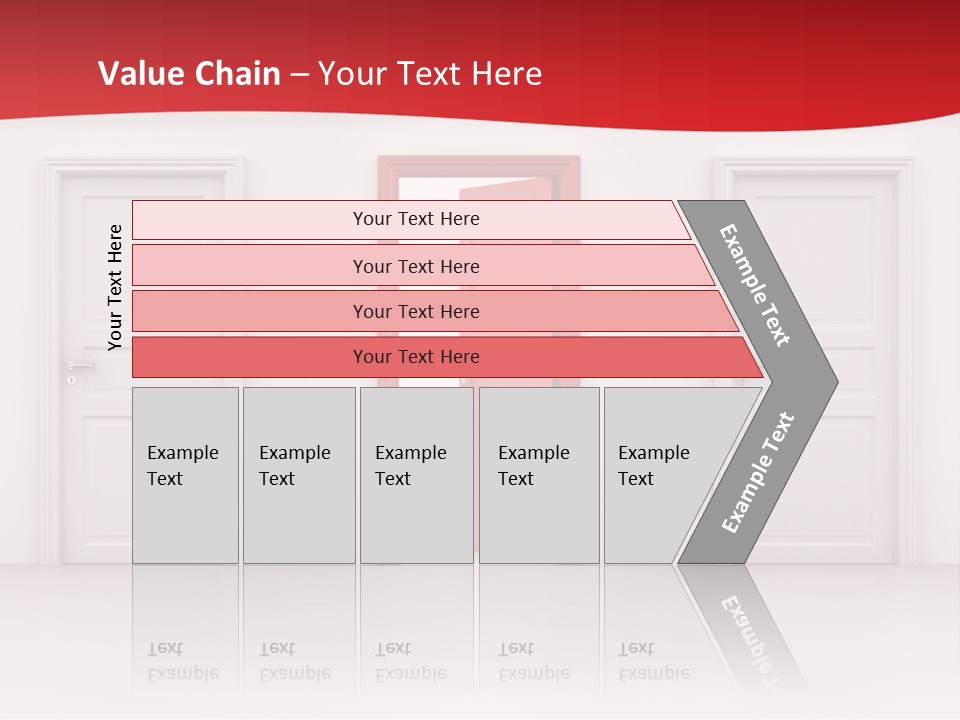Frame Clean Keyhole PowerPoint Template