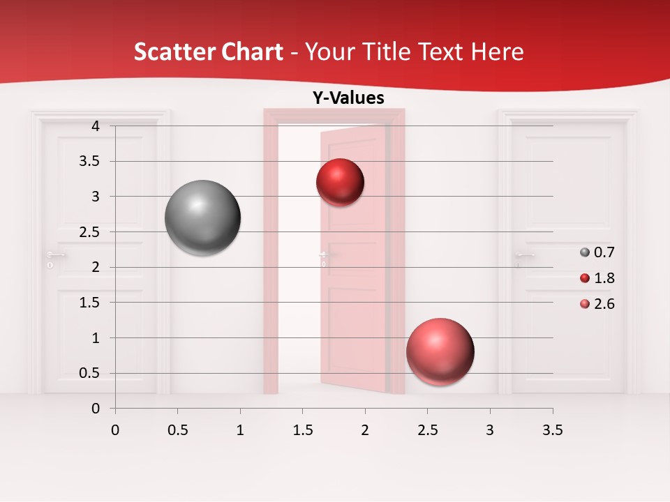 Frame Clean Keyhole PowerPoint Template