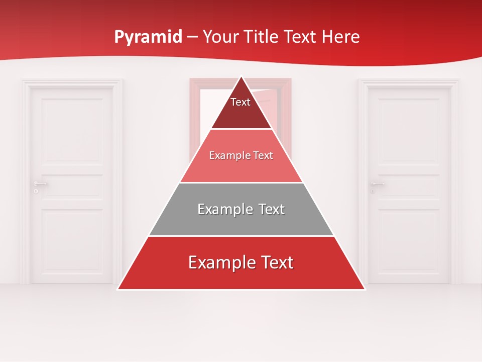 Frame Clean Keyhole PowerPoint Template