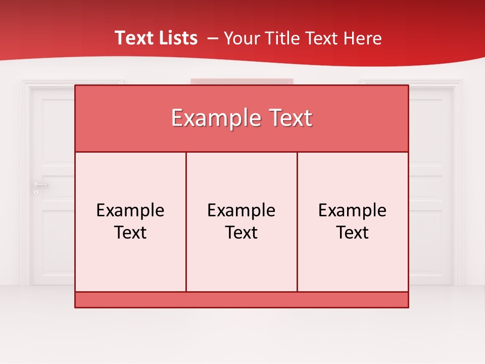 Frame Clean Keyhole PowerPoint Template