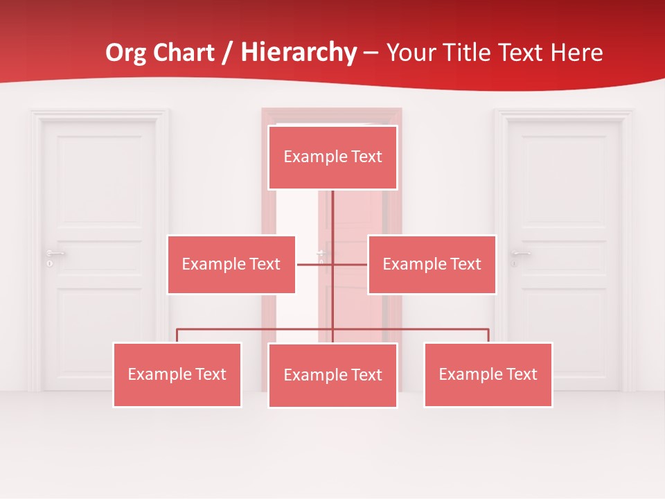 Frame Clean Keyhole PowerPoint Template
