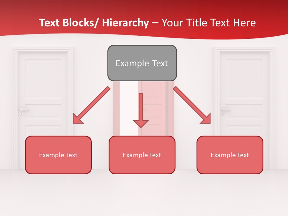 Frame Clean Keyhole PowerPoint Template