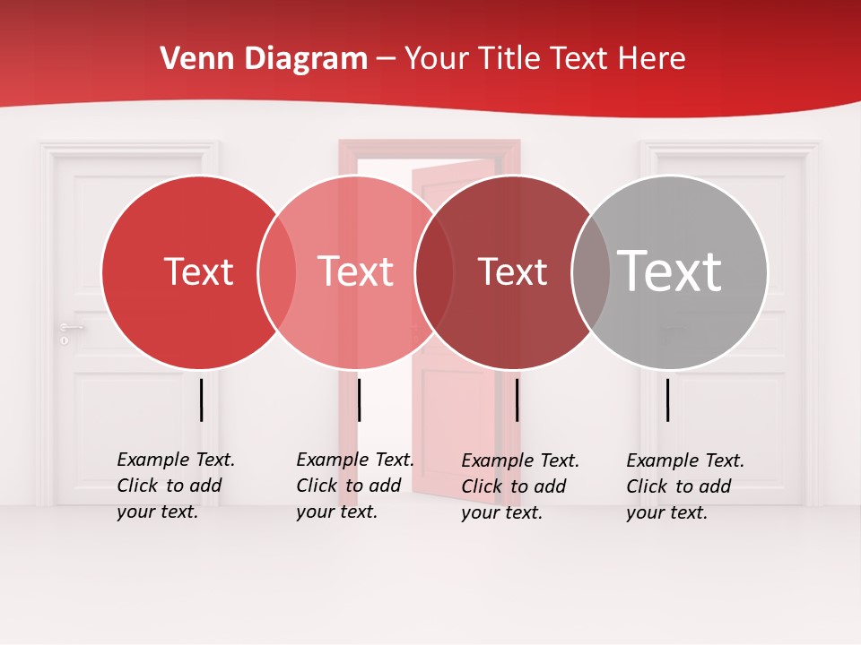 Frame Clean Keyhole PowerPoint Template