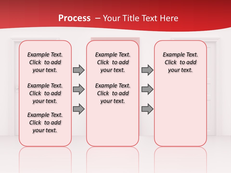 Frame Clean Keyhole PowerPoint Template