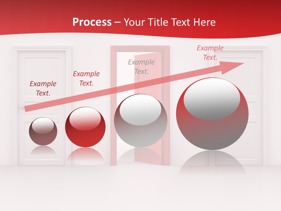 Frame Clean Keyhole PowerPoint Template