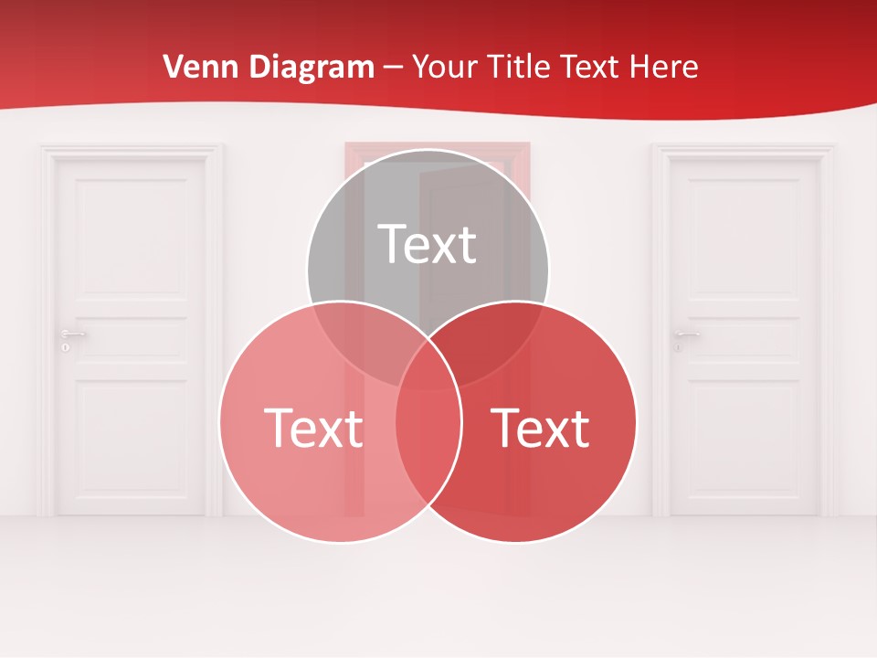 Frame Clean Keyhole PowerPoint Template