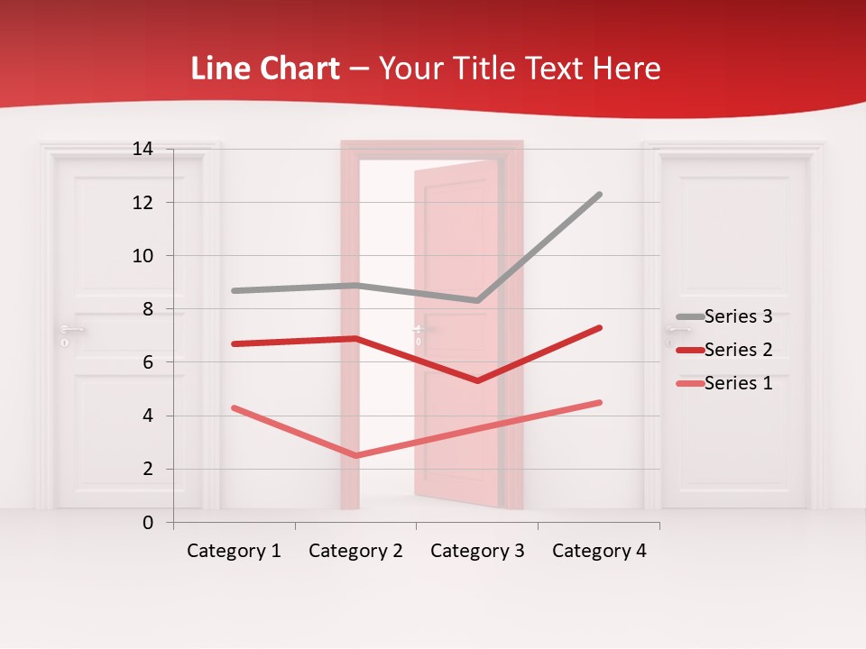 Frame Clean Keyhole PowerPoint Template