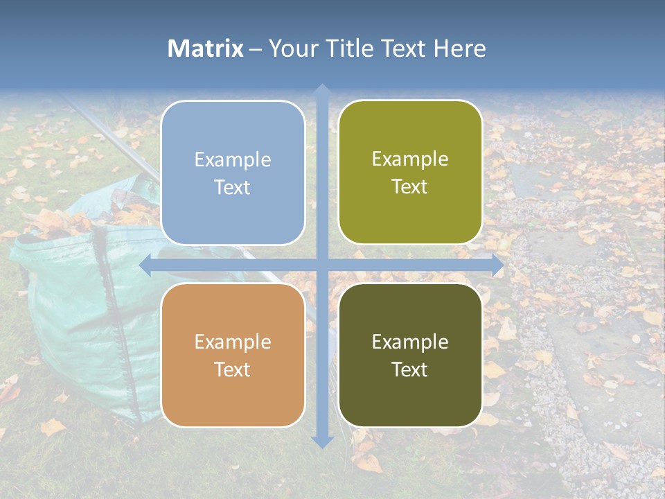 Fall Bag Orange PowerPoint Template