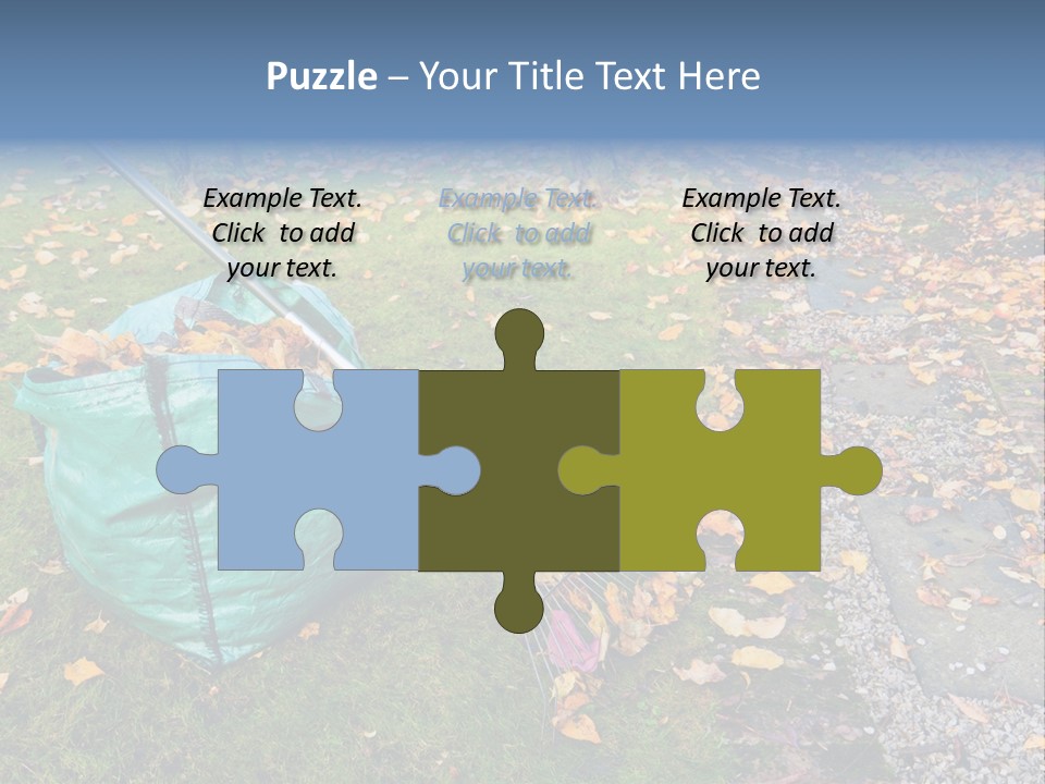 Fall Bag Orange PowerPoint Template