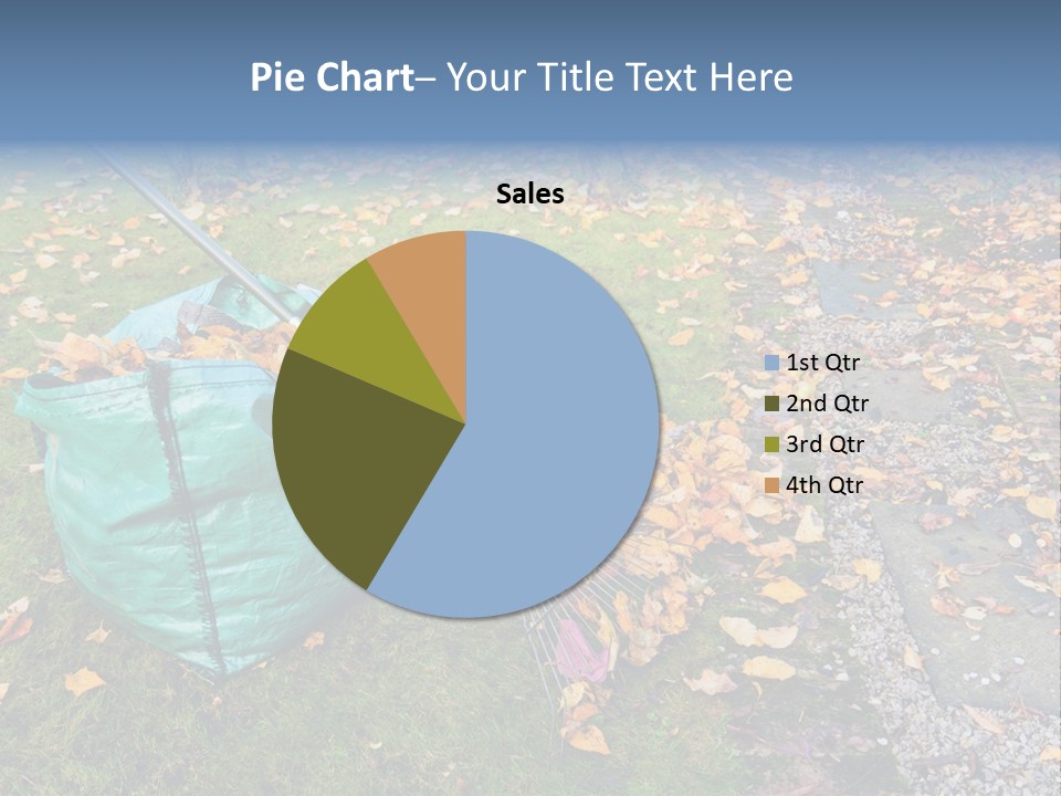 Fall Bag Orange PowerPoint Template