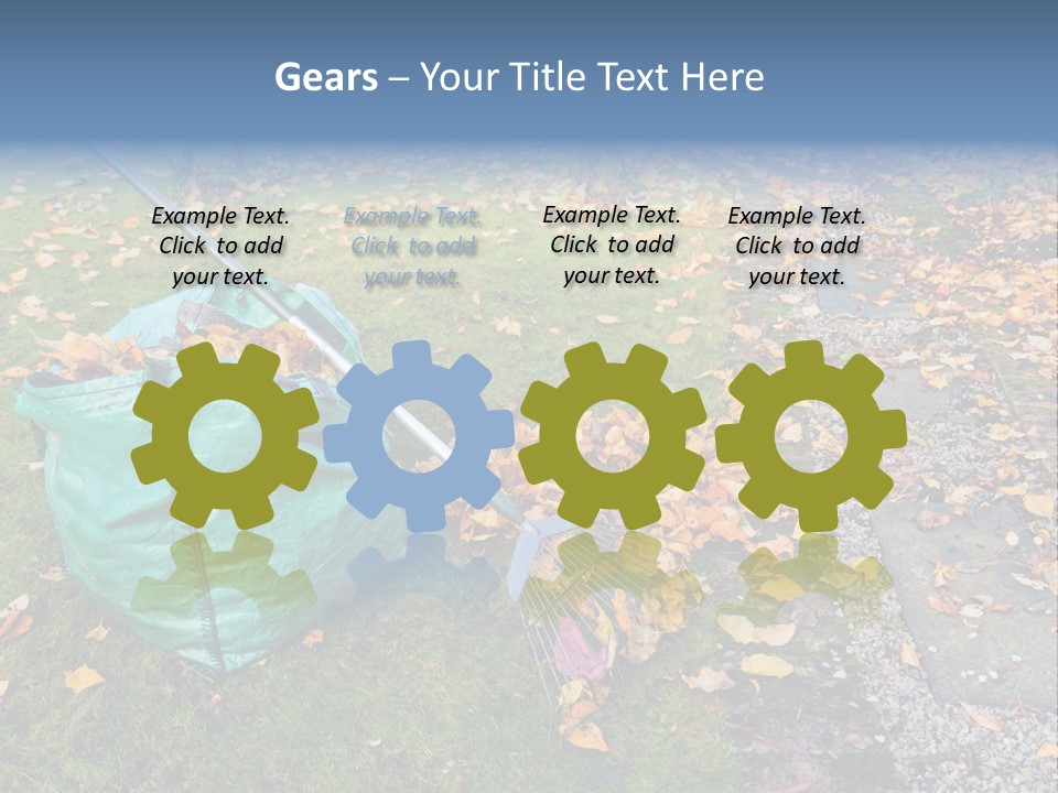 Fall Bag Orange PowerPoint Template