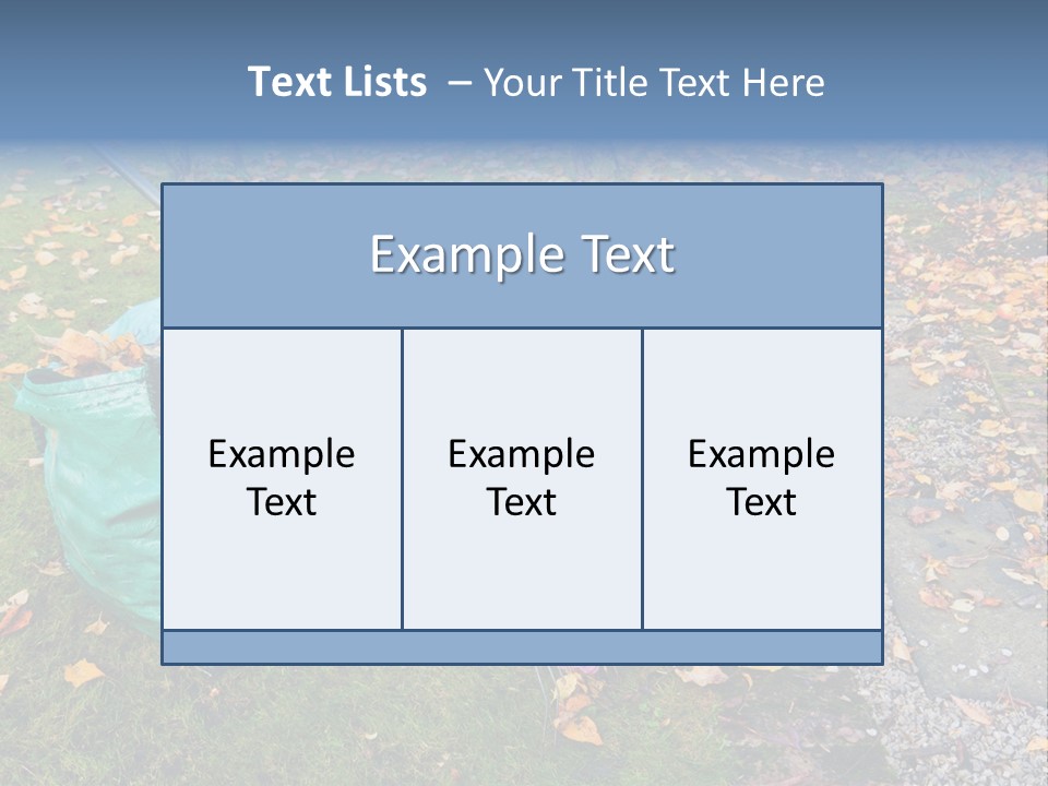 Fall Bag Orange PowerPoint Template