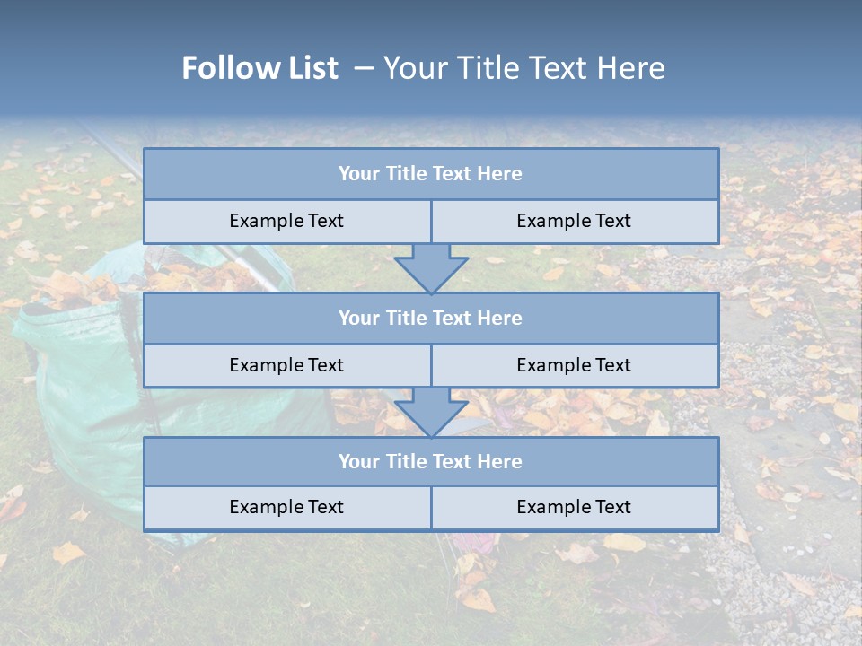 Fall Bag Orange PowerPoint Template