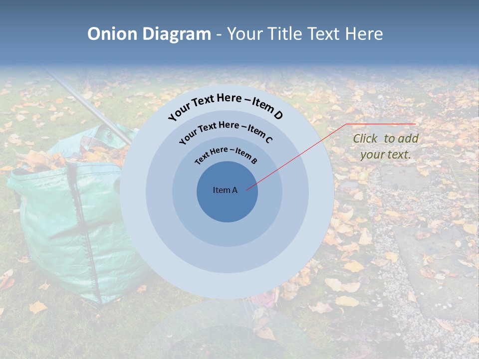 Fall Bag Orange PowerPoint Template