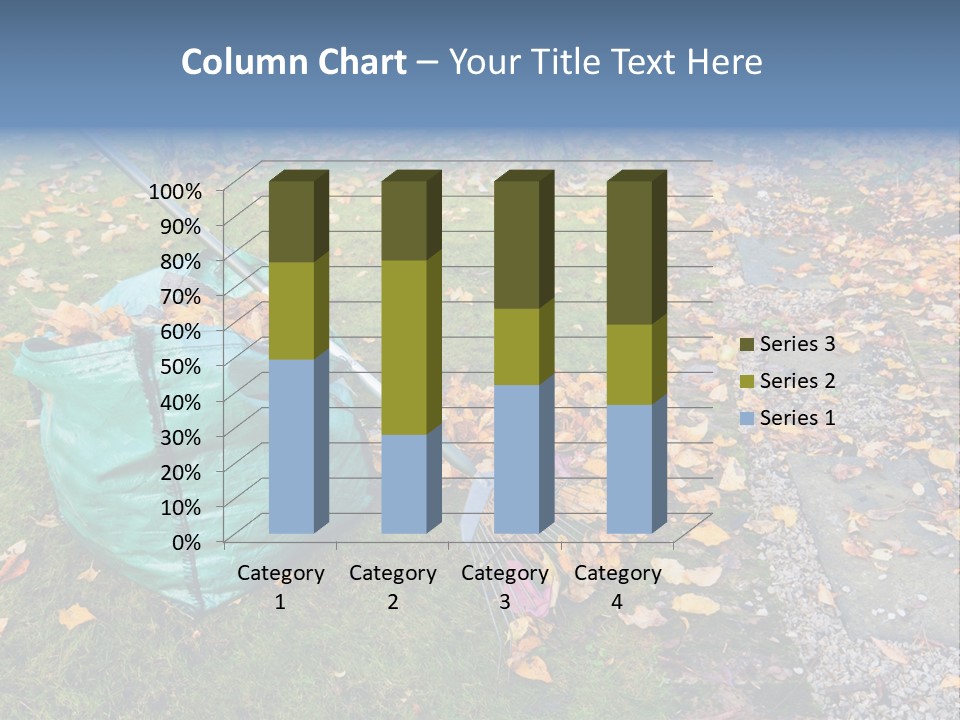 Fall Bag Orange PowerPoint Template