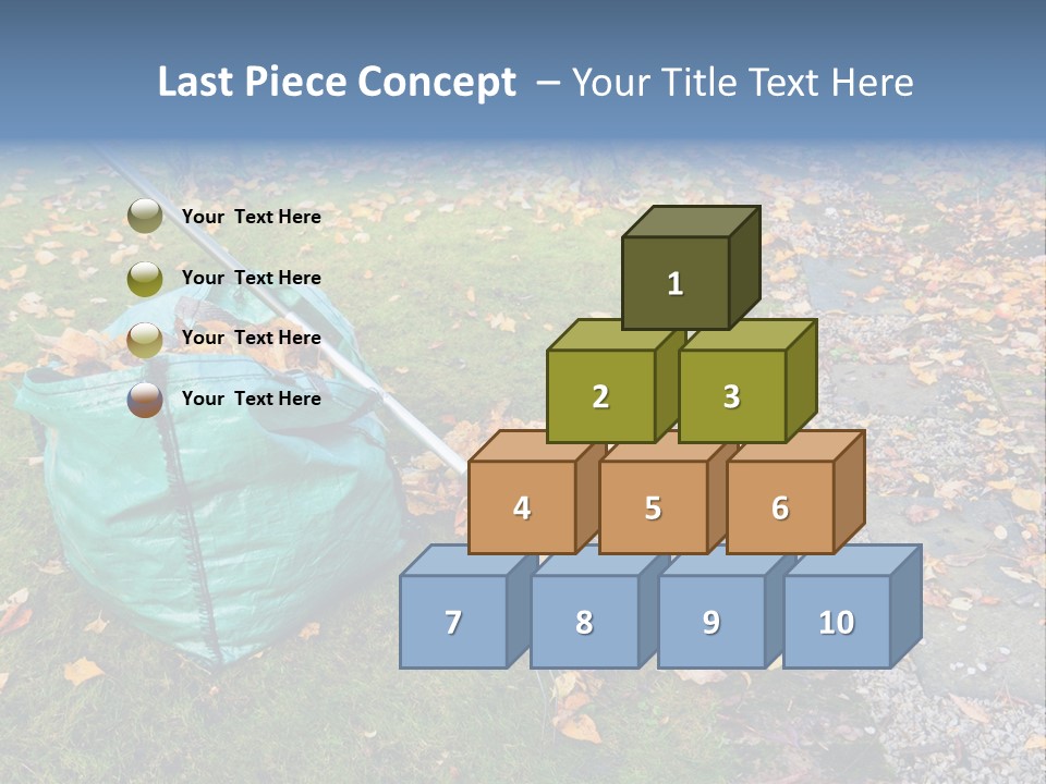 Fall Bag Orange PowerPoint Template